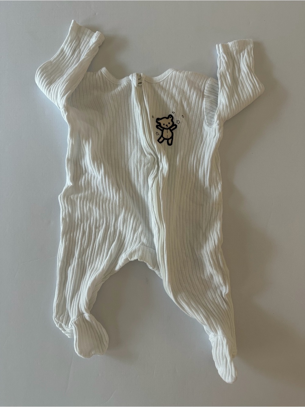 Rock A Bye Baby Boutique Infant Zippy Pajama One Piece 100% Cotton 0-3 Months